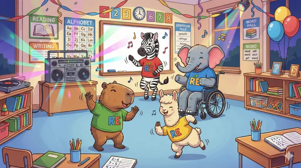 la capibanda bailando al son de la música