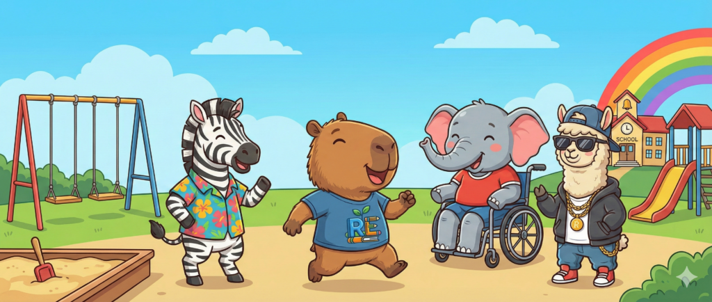 la capibanda en el patio