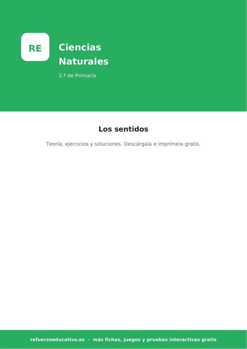 ciencias los sentidos 2 primaria portada