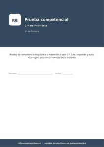 Estrategias de resolución de problemas de matemáticas para alumnos de Primaria prueba competencial 2 primaria portada