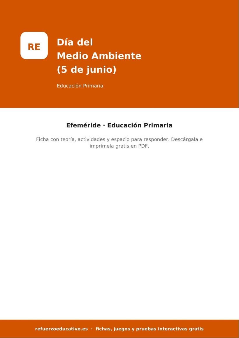 efemerides dia del medio ambiente 5 junio portada