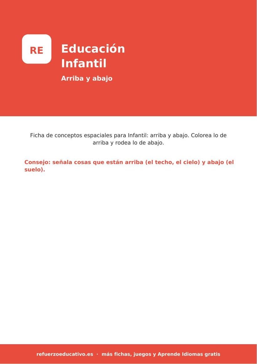 infantil arriba abajo portada