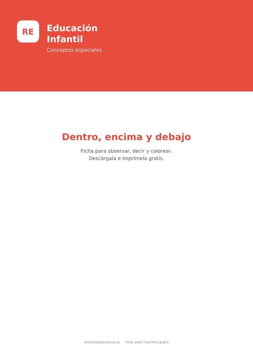 infantil conceptos espaciales portada