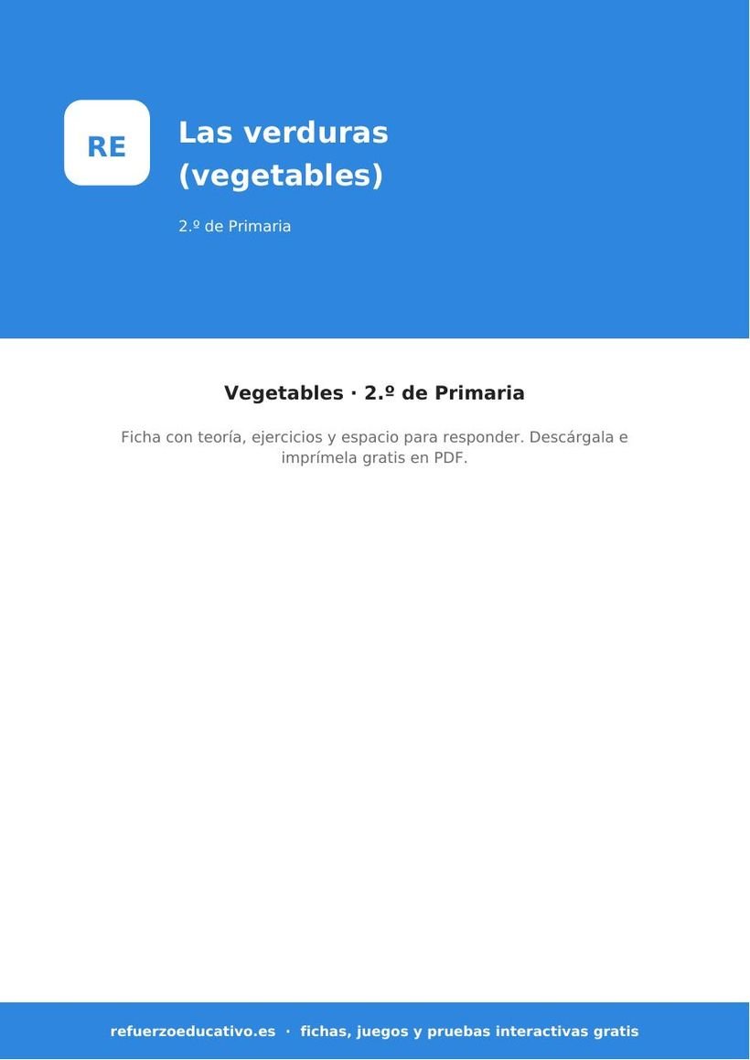 ingles las verduras vegetables 2o portada