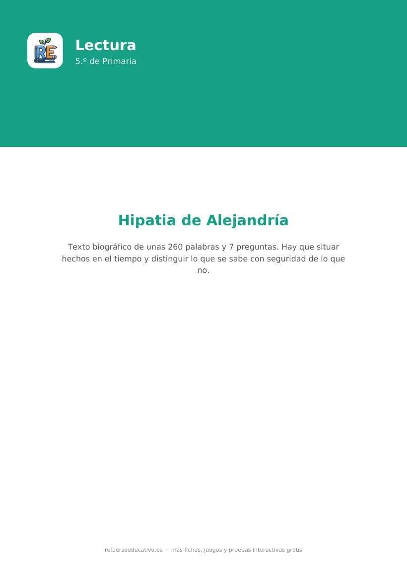 Portada de la lectura comprensiva lectura comprensiva 5 primaria nivel intermedio