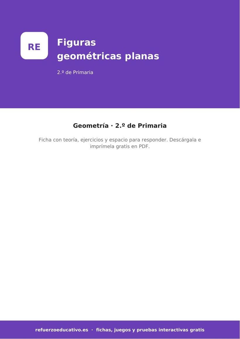 matematicas figuras geometricas planas 2o portada