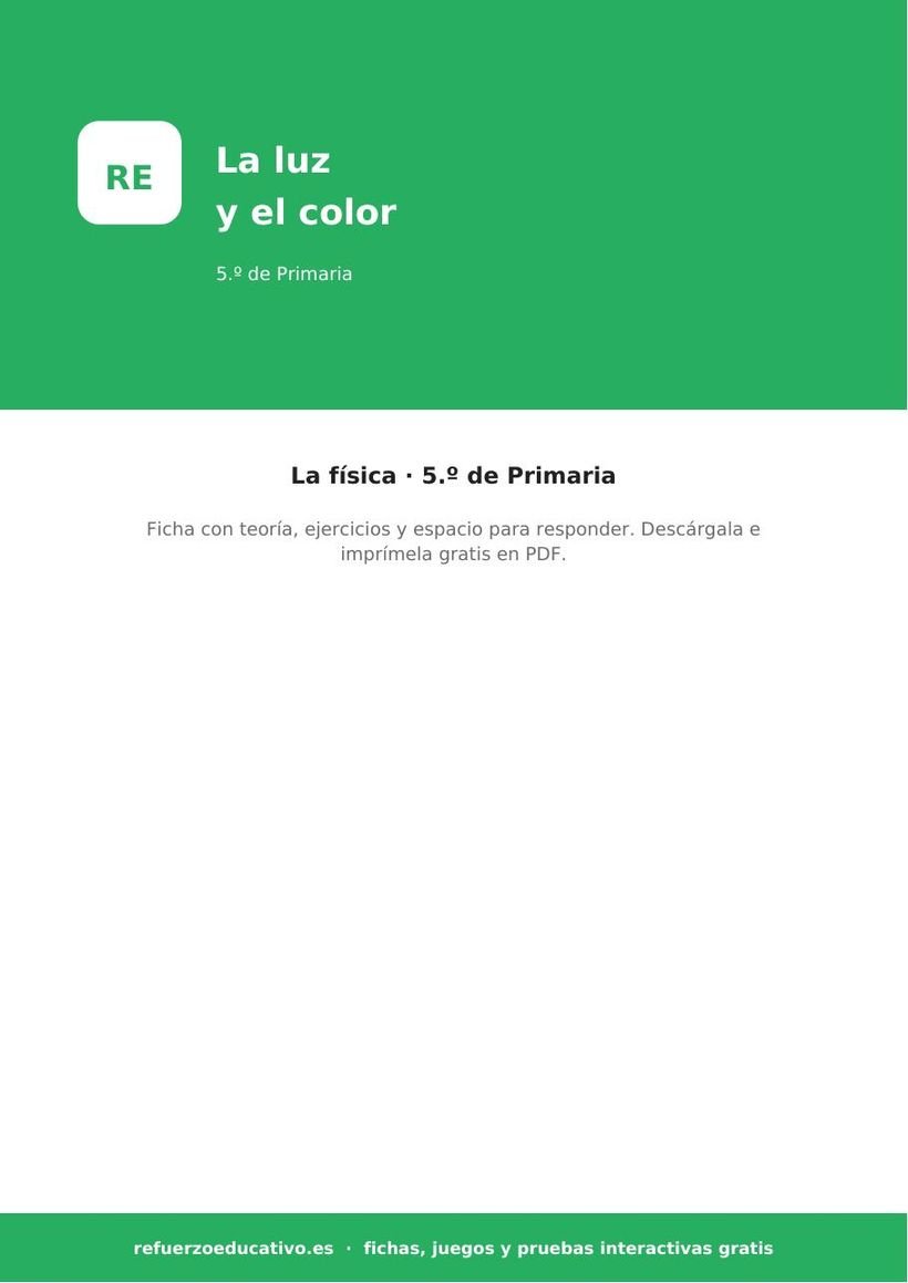 naturales la luz y el color 5o portada