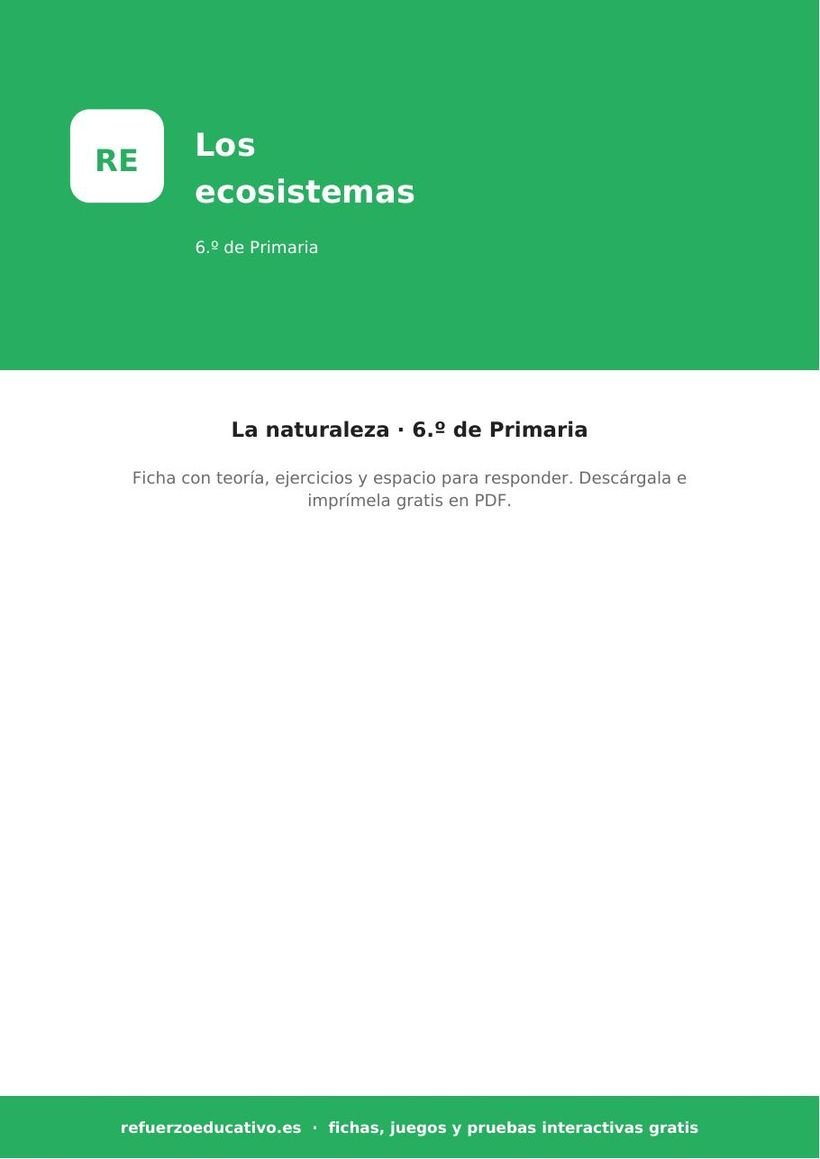 naturales los ecosistemas 6o portada