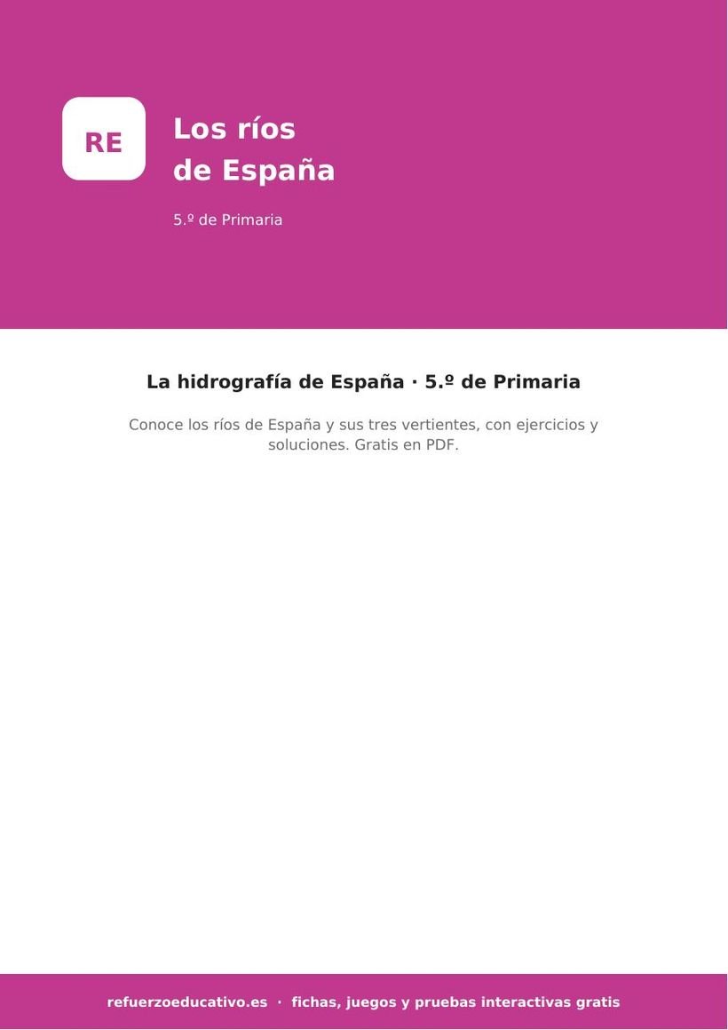 rios de espana 5o portada