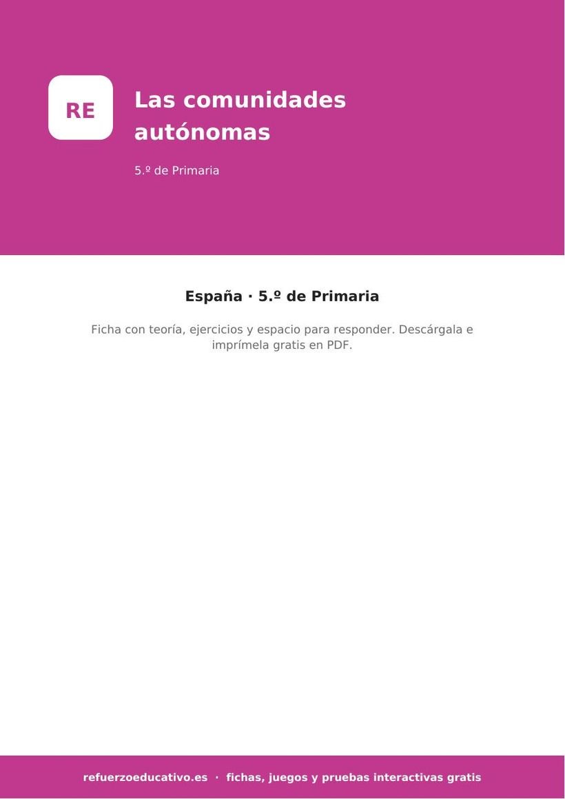 sociales las comunidades autonomas 5o portada