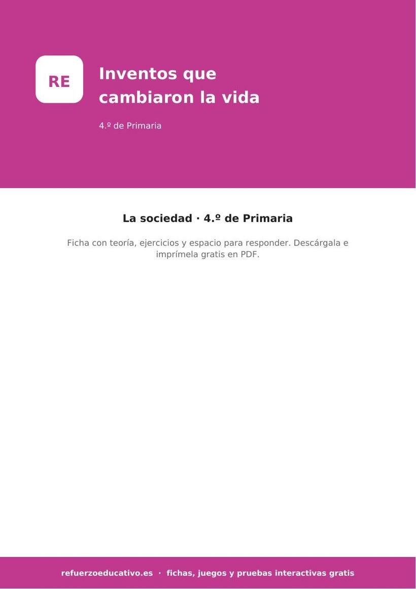 sociales los inventos que cambiaron la vida 4o portada