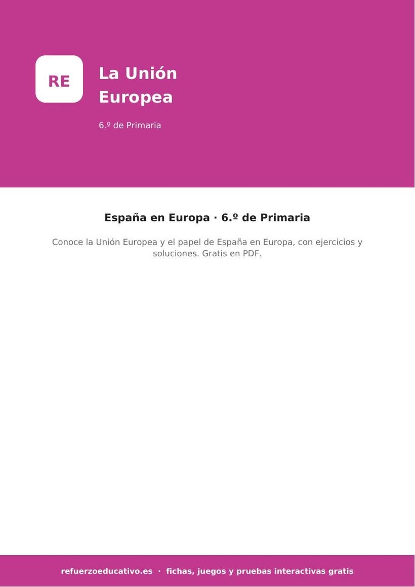 union europea 6o portada